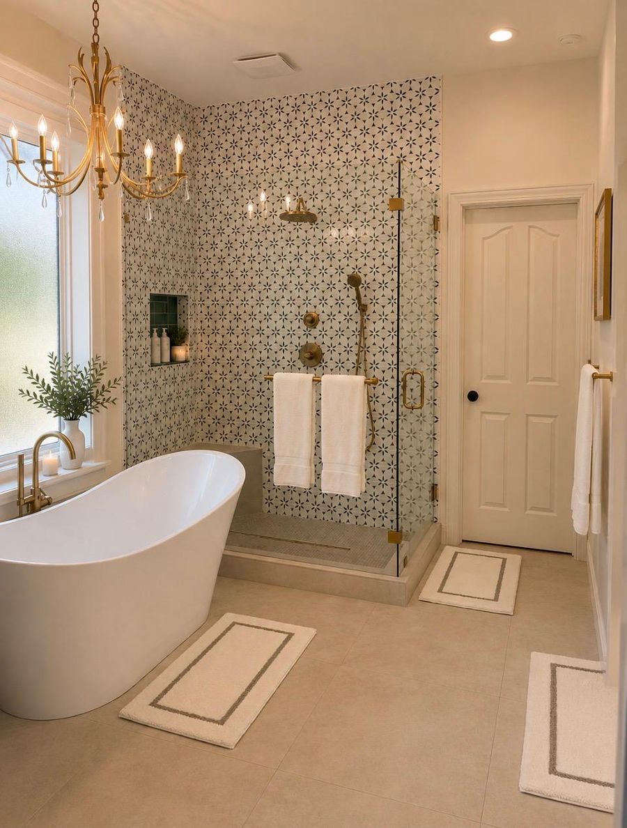 Mosaic and Brass — residential interior design by Simoni Santamarina Studio