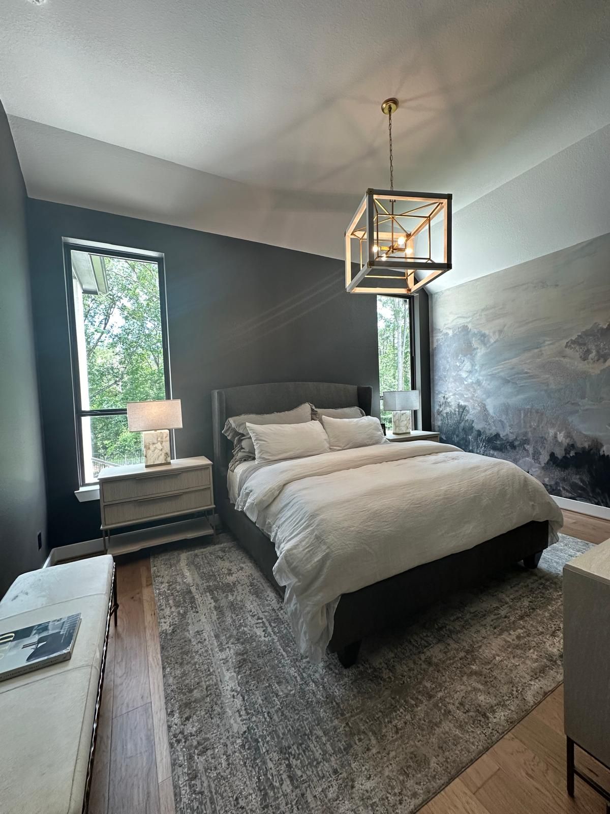 Charcoal and Mist — residential interior design by Simoni Santamarina Studio