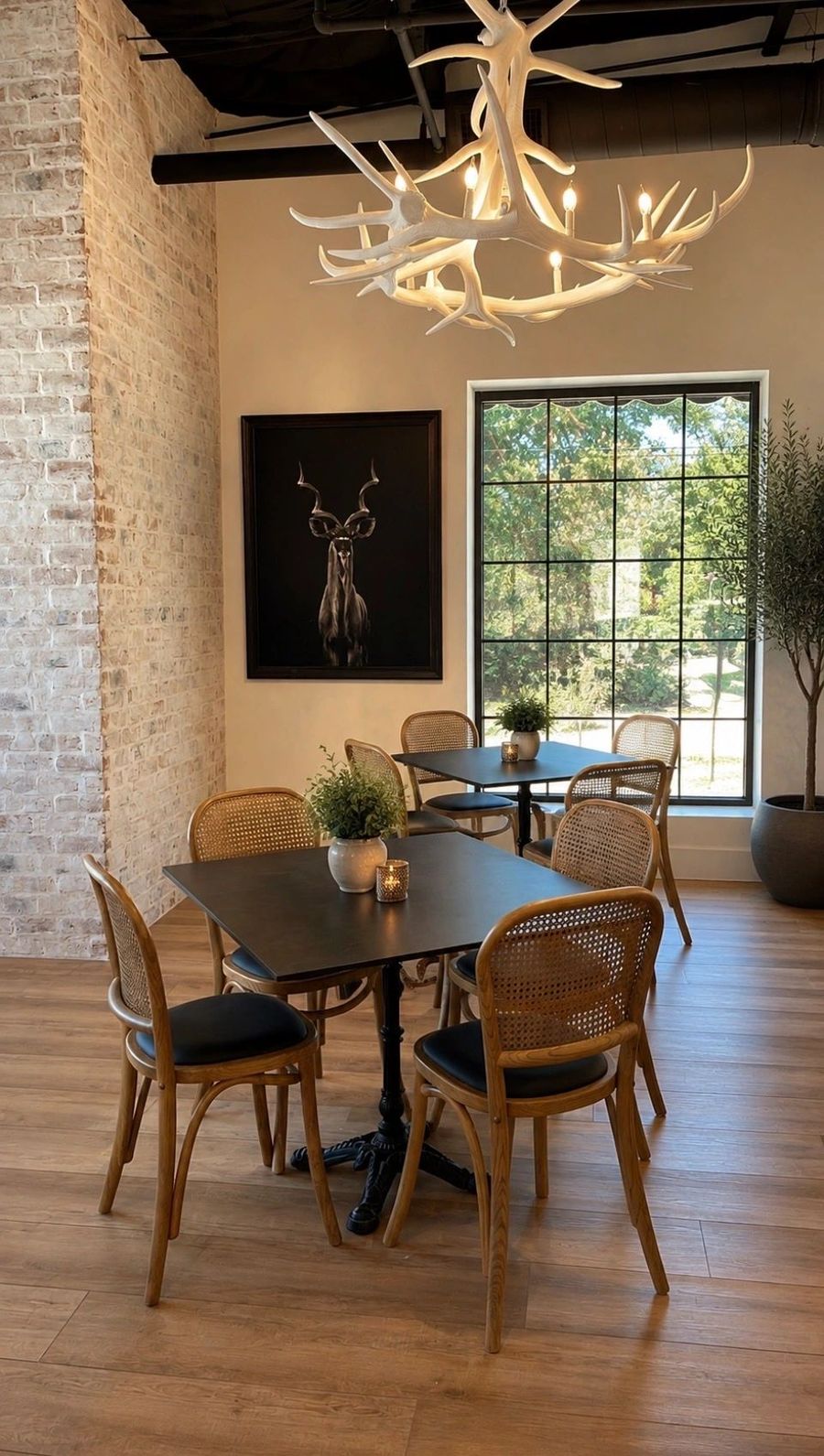 Antler and Brick — buttermilk cafe interior design by Simoni Santamarina Studio