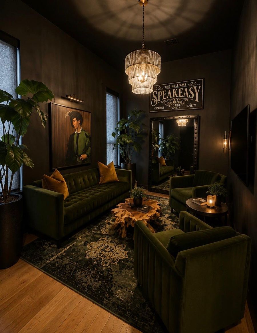 The Speakeasy — residential interior design by Simoni Santamarina Studio