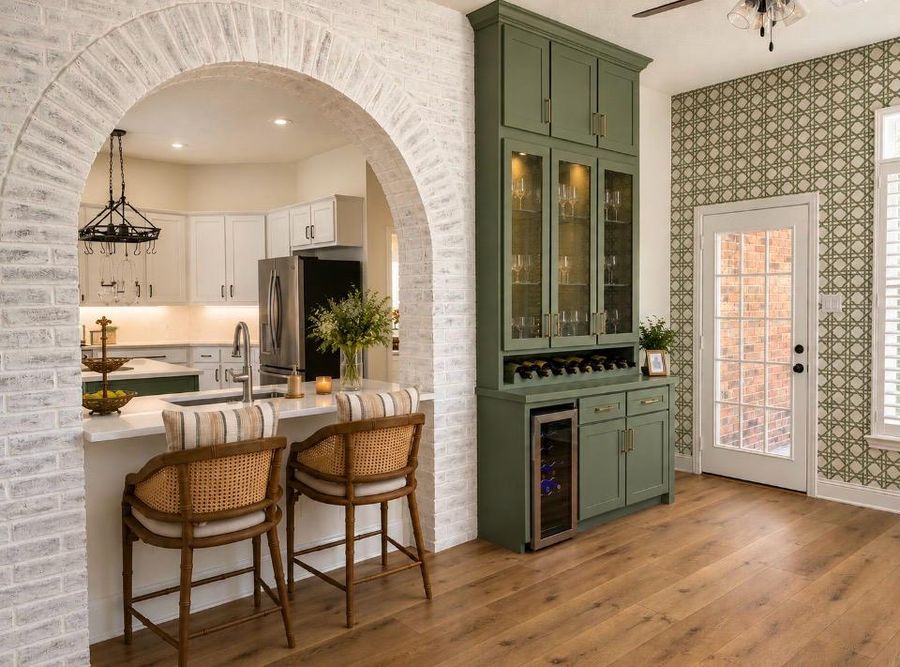 The Brick Arch Kitchen — residential interior design by Simoni Santamarina Studio