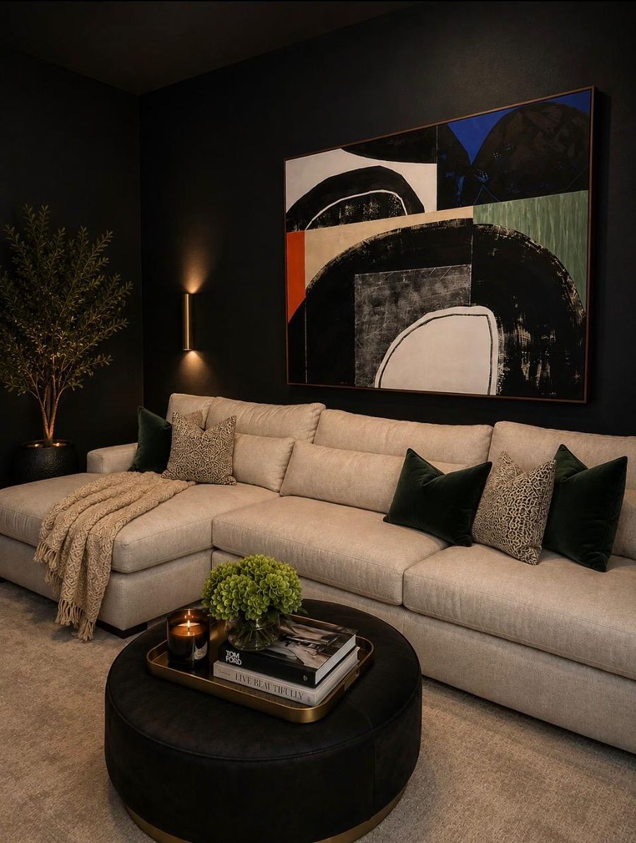 The Gallery Wall — residential interior design by Simoni Santamarina Studio