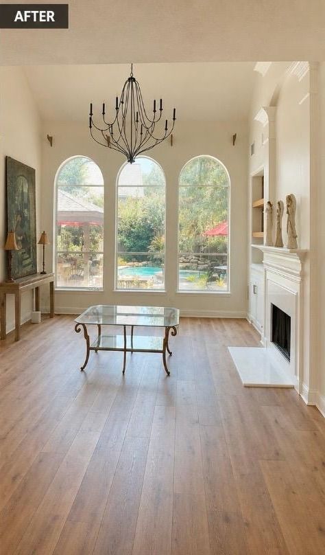 After: Opening Up the Living, designed by Simoni Santamarina Studio