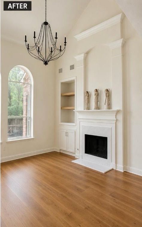 After: Two-Story Living Room, designed by Simoni Santamarina Studio