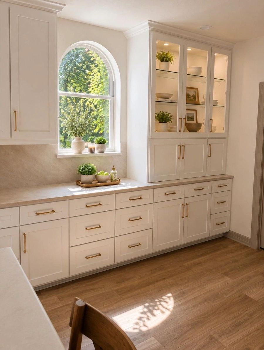 Arched Pantry — residential interior design by Simoni Santamarina Studio